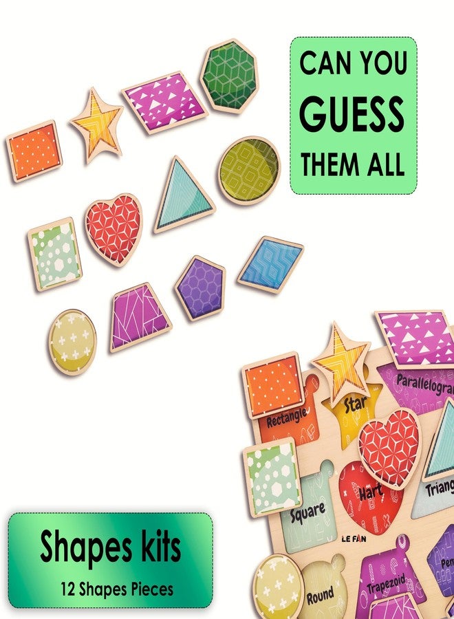 Lefan Shape and Color Puzzle: Engaging Educational Toy for Kids - Promotes Creativity and Cognitive Development Puzzle - Image 4
